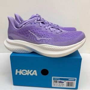Hoka 💅 Mach 6 Aster Flower Purple Shoes 1147810-ARFL - Women’s Size 7 7.5 - NEW